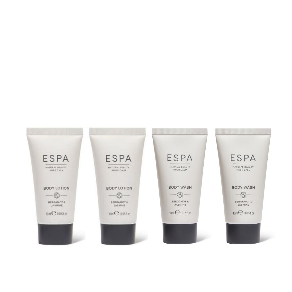 ESPA 佛手柑茉莉旅行4件組 (沐浴露x2 + 身體乳x2)