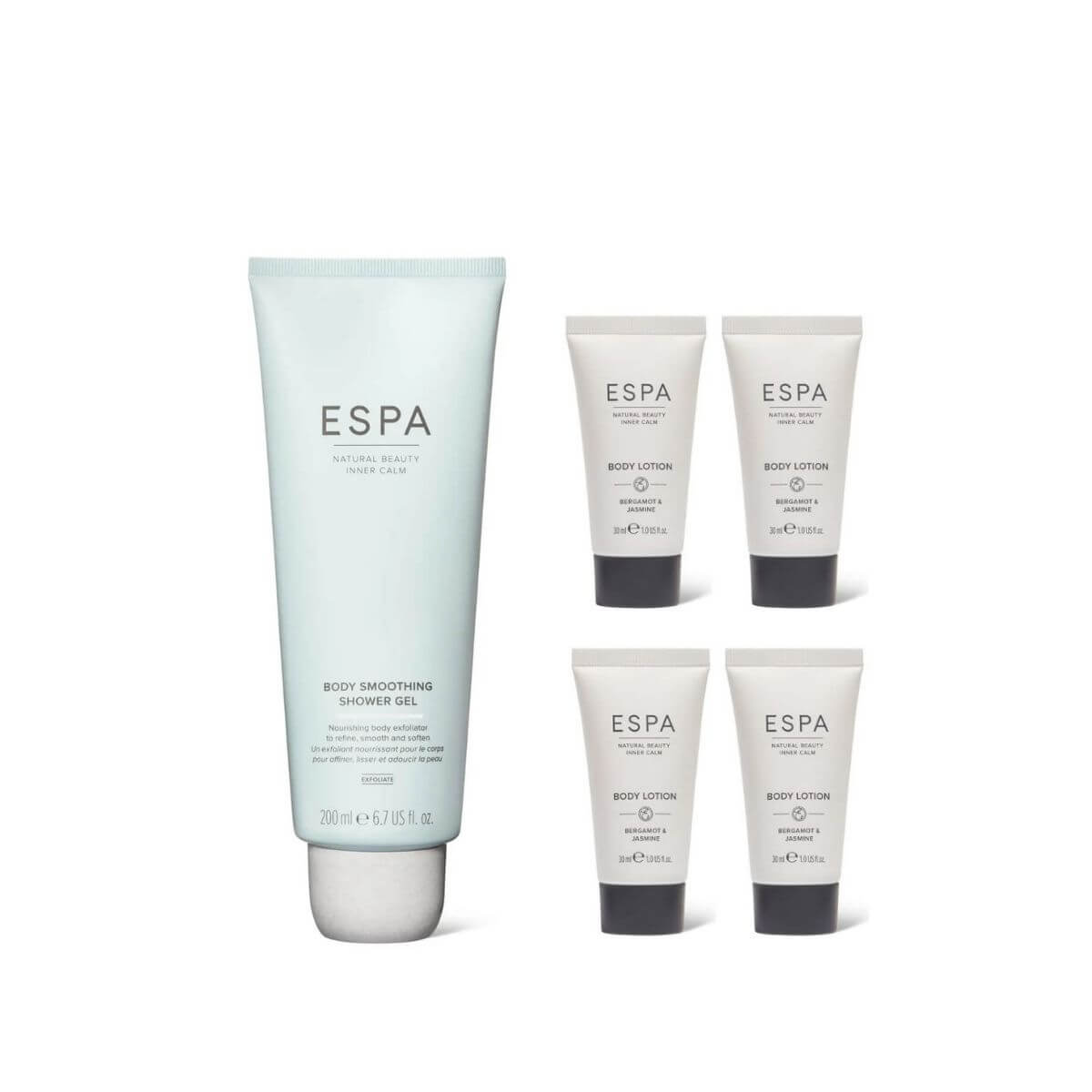 ESPA 舒緩沐浴膠 200ml 贈佛手柑茉莉身體乳四入限量組