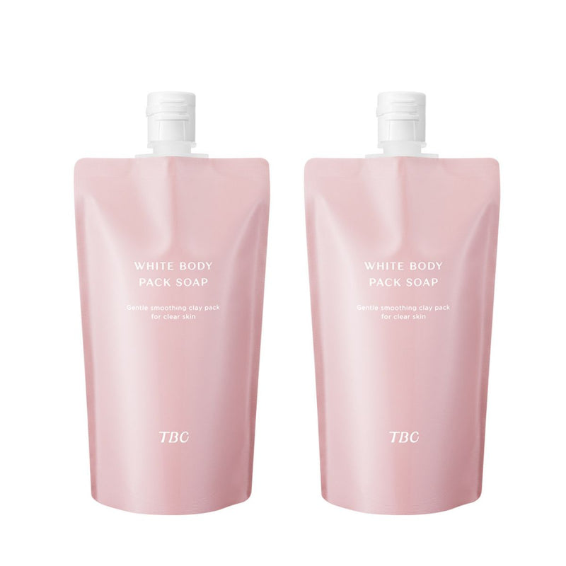 【新品特惠】TBC 沁白身體潔膚泥(玫瑰) White body pack soap 雙件組 88折
