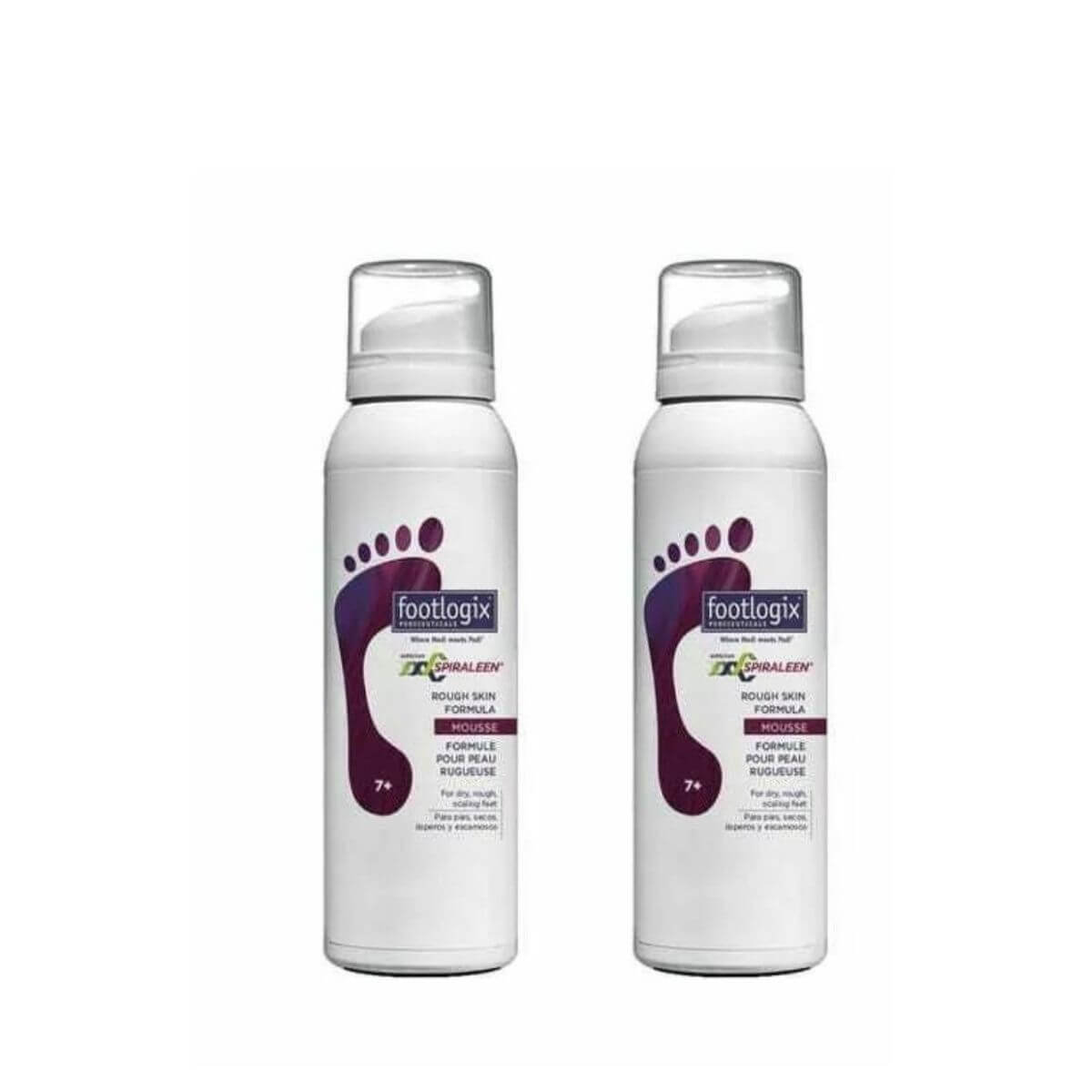 Footlogix #7+ 糙皮修護柔膚慕斯125ml 雙件組