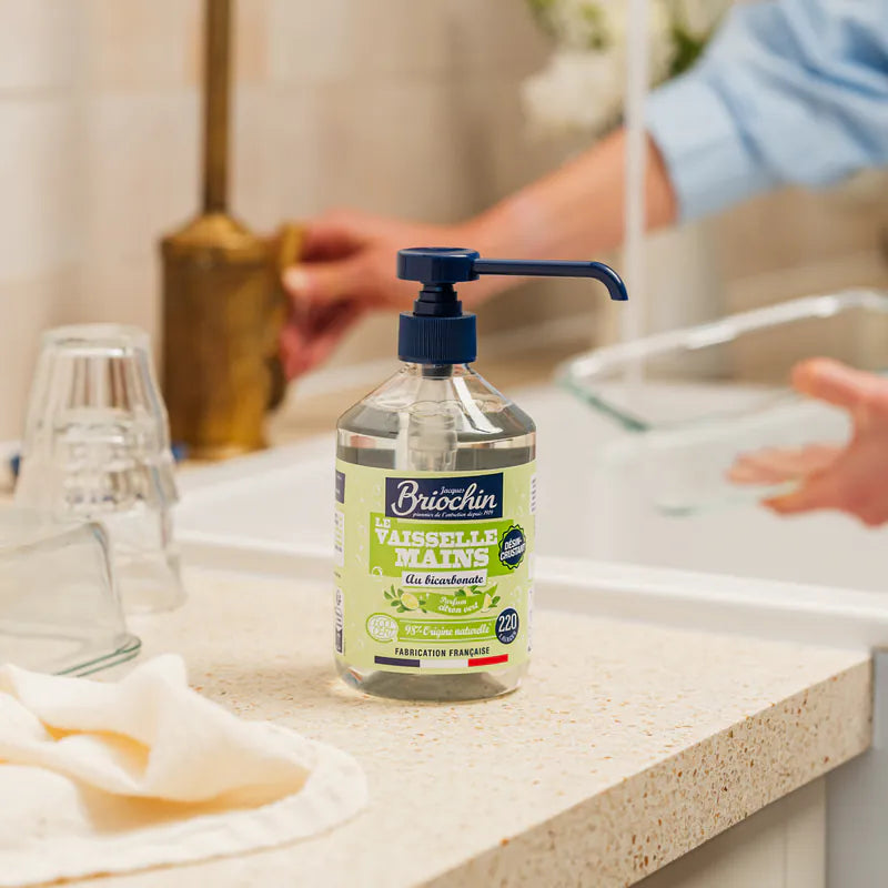 Jacques Briochin 藍牌碧歐馨 檸檬小蘇打 護手洗碗精
