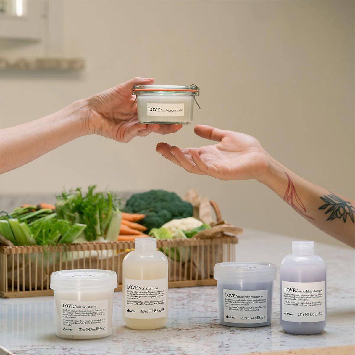 Davines 地中海天堂系列 -LOVE 甜愛香氛蠟燭 100g