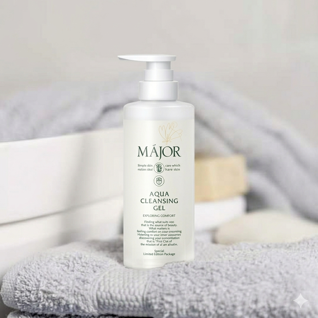 【限時優惠】Major 美肌育胺基酸雙效潔顏凝膠囤貨組 500g 贈 200g (7 折) Major Aqua Cleansing Gel