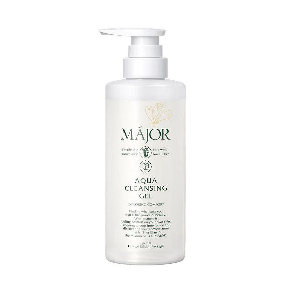 【限時優惠】Major 美肌育胺基酸雙效潔顏凝膠囤貨組 500g 贈 200g (7 折) Major Aqua Cleansing Gel