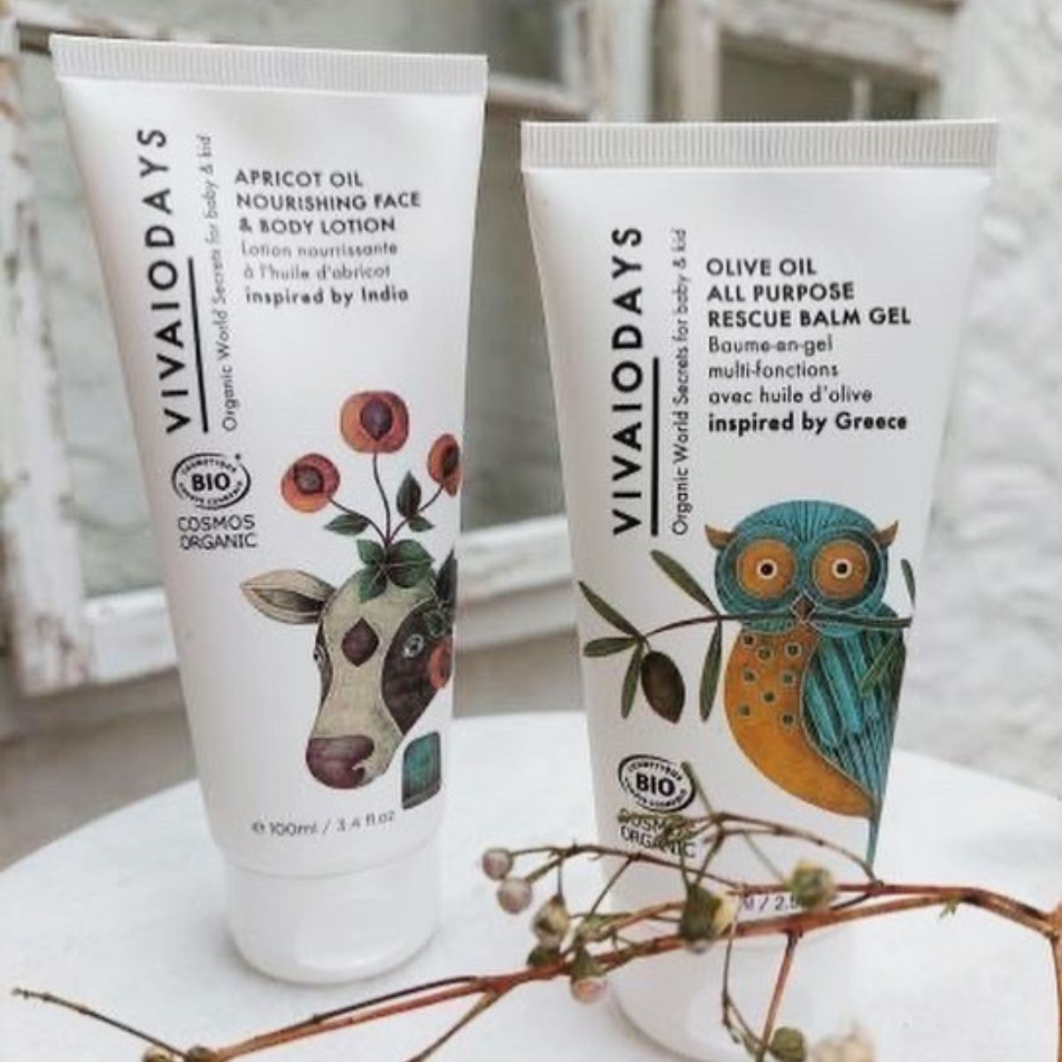 VIVAIODAYS- VVD杏桃油寶寶潤膚乳100ml