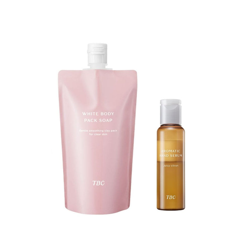TBC 沁白身體潔膚泥+果香手精華限定組