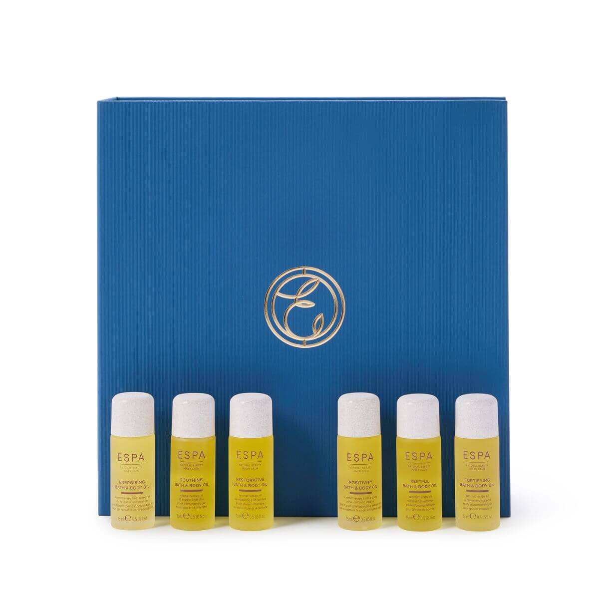 【2025 禮盒】ESPA 沐浴美體油禮盒Signature Blends Collection (靜謐藍)