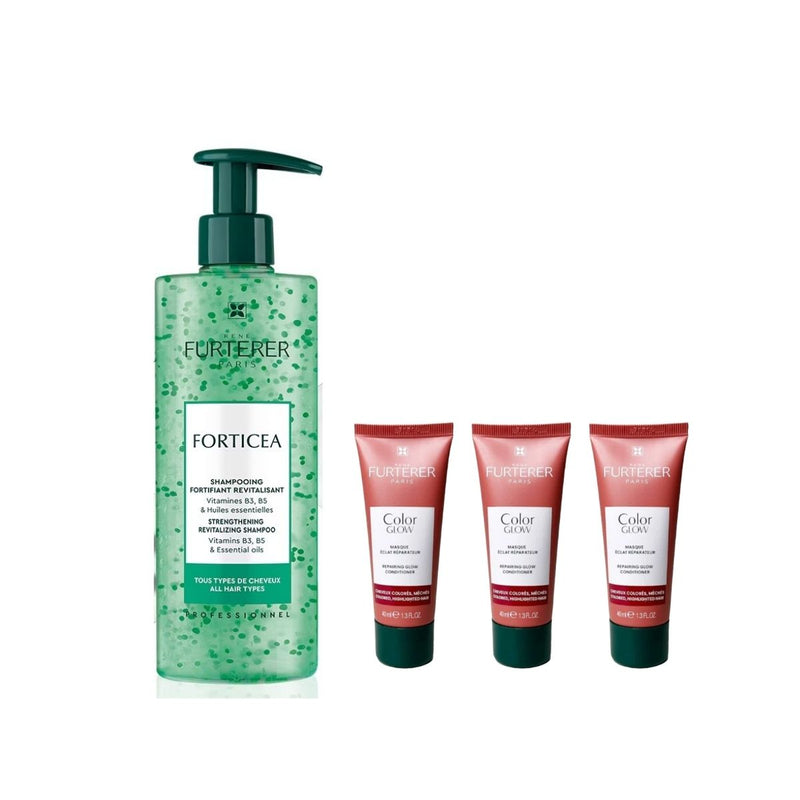 René Furterer FORTICEA 複方精油養護髮浴 500ml 【限量贈巴勒莫絲光修護膜x3】