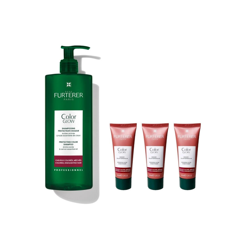 René Furterer COLOR GLOW 巴勒莫絲光髮浴 500ml【限量贈巴勒莫絲光修護膜x3】