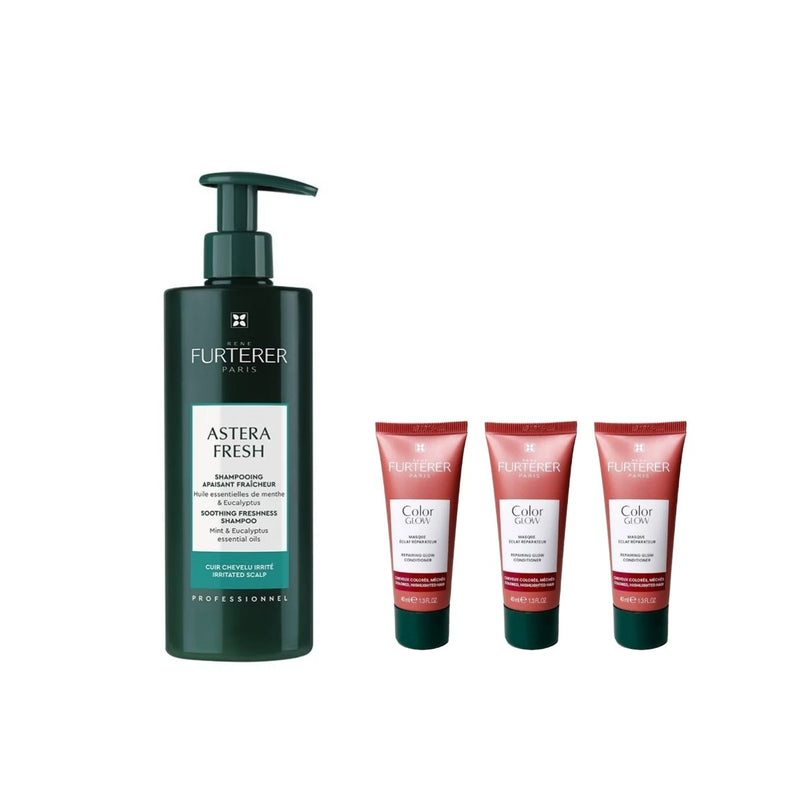 René Furterer ASTERA 紫苑草舒緩髮浴 500ml【限量贈巴勒莫絲光修護膜x3】