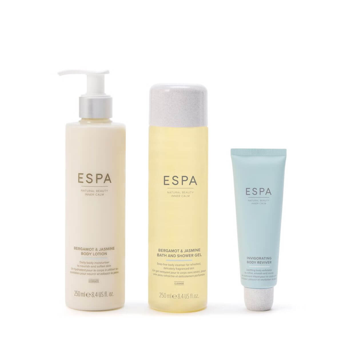 【2025 禮盒】ESPA 佛手柑茉莉禮盒 Bergamot & Jasmine Collection (靜謐藍)