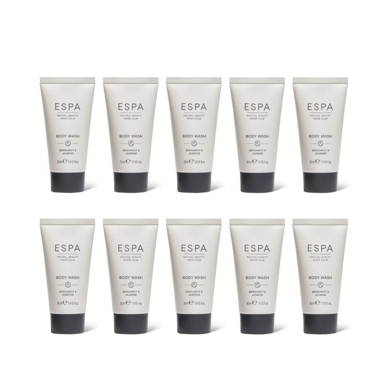 【折扣好物】ESPA 佛手柑茉莉沐浴膠 30ml 十入組 (效期 2026/10)